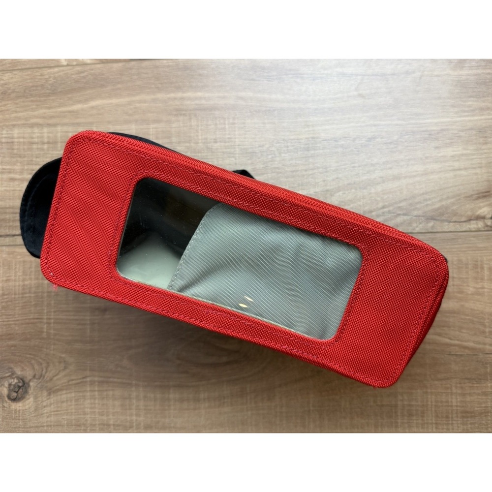 Timbuk2‎ Goody Box Bicycle Cycling Phone Bag Zipper Pouch Red Black